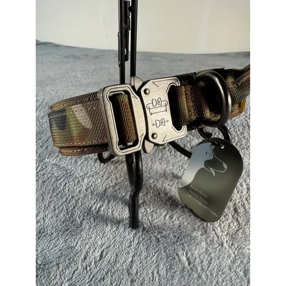 🐕Hotsky Tactical Dog Collar Camo Padded with Control Handle